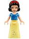 Minifig No: dp043  Name: Snow White - Mini Doll, Bright Light Blue Sleeves