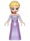 Minifig No: dp071  Name: Elsa - Lavender and Medium Lavender Dress