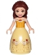 Minifig No: dp096  Name: Belle - Dress with Red Roses, White Sleeves