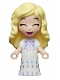 Minifig No: dp111  Name: Elsa with White Dress - Micro Doll