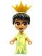 Minifig No: dp124  Name: Tiana - Micro Doll, Pearl Gold Tiara