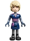 Minifig No: dp137  Name: Kristoff - Dark Blue Tunic, Black Boots and Sand Blue Sleeves