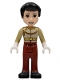 Minifig No: dp161  Name: Prince Charming - Mini Doll, Tan Shirt