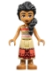 Minifig No: dp172  Name: Sina - Red and Tan Top with Tan and Coral Long Skirt