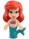 Minifig No: dp200  Name: Ariel, Mermaid (Light Nougat) - Micro Doll, Open Eyes