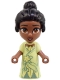 Minifig No: dp201  Name: Tiana (Medium Brown) - Micro Doll