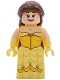 Minifig No: dp213  Name: Belle - Minifigure, Dress with Gold Sparkles