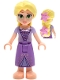 Minifig No: dp225 Name: Rapunzel - Mini Doll, 2 Bright Pink Flowers, Metallic Pink Laced Dress Minifig No: dp225 Name: Rapunzel - Mini Doll, 2 Bright Pink Flowers, Metallic Pink Laced Dress