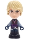 Minifig No: dp229  Name: Kristoff - Micro Doll, Dark Brown Shirt, Dark Blue Shorts, Closed Mouth Grin