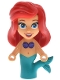 Minifig No: dp237  Name: Ariel, Mermaid (Medium Tan) - Micro Doll, Open Eyes