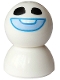 Minifig No: dp238 Name: Snowgie - Bright Light Blue Smile, Dark Azure Outline, Dome Top Minifig No: dp238 Name: Snowgie - Bright Light Blue Smile, Dark Azure Outline, Dome Top