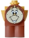 Minifig No: dp247 Name: Cogsworth - Printed Face with Teeth, Log Profile Body Minifig No: dp247 Name: Cogsworth - Printed Face with Teeth, Log Profile Body