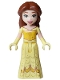 Minifig No: dp249 Name: Belle - Mini Doll, Yellow and Bright Light Yellow Dress with Skirt Full Length, Gold Brooch Minifig No: dp249 Name: Belle - Mini Doll, Yellow and Bright Light Yellow Dress with Skirt Full Length, Gold Brooch