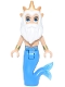 Minifig No: dp254  Name: King Triton - Mini Doll, Medium Tan