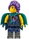 Minifig No: drm009  Name: Zoey - Dark Turquoise Cape