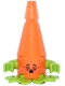 Minifig No: drm073s  Name: Dreamling Carrot with Sticker