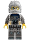 Minifig No: drm088  Name: Mr. Oz - White and Pearl Dark Gray Suit