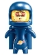 Minifig No: drm089  Name: Albert - Dark Blue Spacesuit