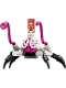 Minifig No: drm094  Name: Cyber Brain Spider - 4 Legs, Magenta Appendages