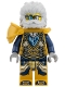 Minifig No: drm110  Name: Mr. Oz - Pearl Gold Suit and Armor, Dark Blue Arms