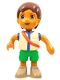 Minifig No: duplodiego  Name: Duplo Figure Dora the Explorer, Diego
