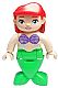 Minifig No: dupmermaid01  Name: Duplo Figure, Disney Princess, Ariel, Bright Green Tail (Mermaid) (6137858)