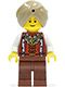 Minifig No: edu020  Name: Snake Charmer (Undetermined Eyebrows)