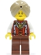 Minifig No: edu020b  Name: Snake Charmer - Reddish Brown Eyebrows