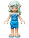 Minifig No: elf031  Name: Naida Riverheart, Dark Azure Skirt