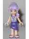 Minifig No: elf037  Name: Aira Windwhistler, Dark Purple Skirt