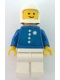 Minifig No: env003  Name: Coast Guard - White Classic Helmet, Torso Sticker with 4 Buttons and Badge, Air Tanks