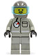 Minifig No: ext003  Name: Extreme Team - Gray with Dark Gray Helmet