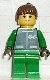 Minifig No: ext016 Name: Extreme Team - Green, Green Legs, Brown Ponytail Hair Minifig No: ext016 Name: Extreme Team - Green, Green Legs, Brown Ponytail Hair