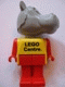 Lot ID: 400322684  Minifig No: fab001BHP  Name: Fabuland Hippo - LEGO Centre / Birkenhead Point Sydney Pattern
