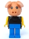 Minifig No: fab11b  Name: Fabuland Figure Pig 2