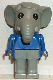 Minifig No: fab5a  Name: Fabuland Figure Elephant 1
