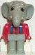 Minifig No: fab5c  Name: Fabuland Figure Elephant 3