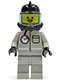 Minifig No: firec011  Name: Fire - Air Gauge and Pocket, Light Gray Legs, Black Fire Helmet
