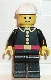 Minifig No: firec016 Name: Fire - Classic, White Construction Helmet Minifig No: firec016 Name: Fire - Classic, White Construction Helmet