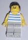 Minifig No: fre004 Name: Horizontal Blue/White Stripes, Light Gray Legs, Black Male Hair Minifig No: fre004 Name: Horizontal Blue/White Stripes, Light Gray Legs, Black Male Hair