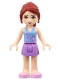 Minifig No: frnd0009 Name: Friends Mia - Medium Blue Top with 2 Butterflies, Medium Lavender Skirt Minifig No: frnd0009 Name: Friends Mia - Medium Blue Top with 2 Butterflies, Medium Lavender Skirt