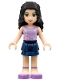 Minifig No: frnd0011 Name: Friends Emma - Dark Blue Layered Skirt, Lavender Top Minifig No: frnd0011 Name: Friends Emma - Dark Blue Layered Skirt, Lavender Top