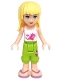 Minifig No: frnd0028 Name: Friends Stephanie - Lime Cropped Trousers, White Top Minifig No: frnd0028 Name: Friends Stephanie - Lime Cropped Trousers, White Top