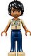 Minifig No: frnd0081  Name: Friends Matthew - Dark Blue Trousers, Khaki Shirt