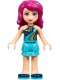 Minifig No: frnd0140 Name: Friends Livi - Medium Azure Layered Skirt, Dark Blue Top with Gold and Medium Azure Curved Stripes Minifig No: frnd0140 Name: Friends Livi - Medium Azure Layered Skirt, Dark Blue Top with Gold and Medium Azure Curved Stripes