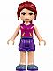 Minifig No: frnd0141 Name: Friends Mia - Dark Purple Shorts, Magenta Top with Orange and Dark Purple Stripes Minifig No: frnd0141 Name: Friends Mia - Dark Purple Shorts, Magenta Top with Orange and Dark Purple Stripes