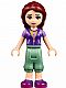 Minifig No: frnd0150 Name: Friends Joy - Sand Green Cropped Trousers, Lavender and Dark Purple Vest Top over Bright Light Orange Shirt Minifig No: frnd0150 Name: Friends Joy - Sand Green Cropped Trousers, Lavender and Dark Purple Vest Top over Bright Light Orange Shirt