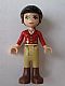 Minifig No: frnd0158  Name: Friends Olivia (Light Nougat) - Tan Riding Pants, Red Jacket, Black Riding Helmet