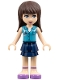 Minifig No: frnd0159  Name: Friends Sophie - Dark Blue Skirt, Medium Blue Blouse