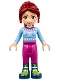 Minifig No: frnd0212 Name: Friends Mia - Magenta Trousers, Bright Light Blue Snowflake Sweater Top Minifig No: frnd0212 Name: Friends Mia - Magenta Trousers, Bright Light Blue Snowflake Sweater Top